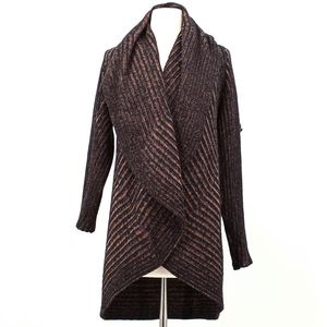 Angel Apparel Open Front Circle Cardigan